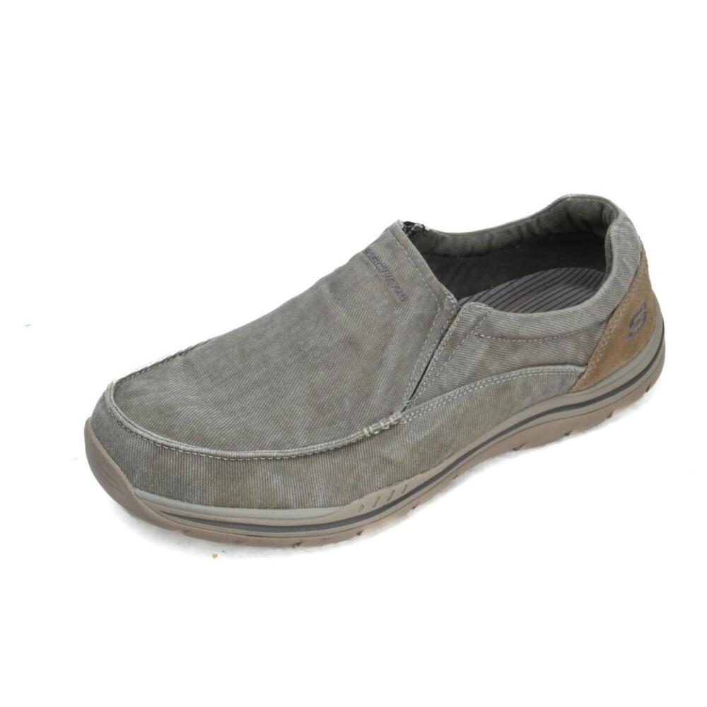 Skechers Relaxed Fit Expected Avillo Casual Slip-on mens shoes canvas sz 11.5